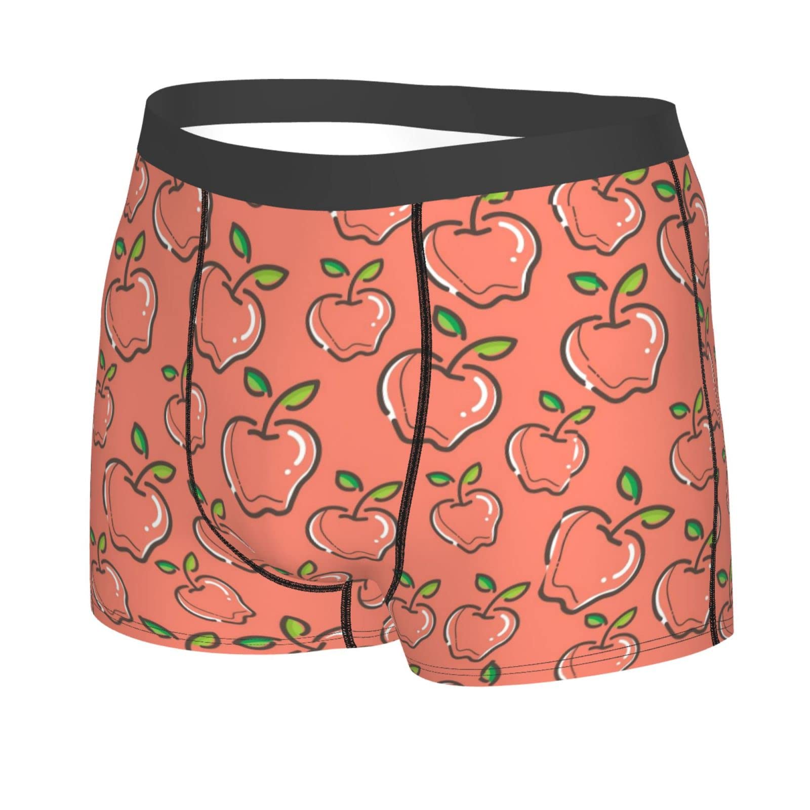 Amazon.co.jp: メンズ 四角パンツ りんご 柄 果物 ボクサーパンツ